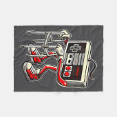 Respect Your Elders Retro Gaming Funny Gamer Contr Fleece Deken (Voorkant (Horizontaal))