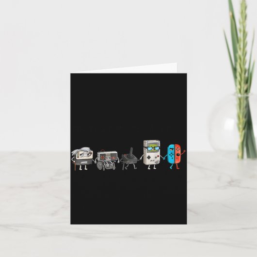 Respect Your Elders Retro Gaming Funny Gamer Contr Kaart (Voorkant)