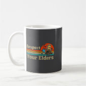 Respect Your Elders Retro Gaming Funny Gamer Contr Koffiemok (Links)