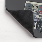 Respect Your Elders Retro Gaming Funny Gamer Contr Muismat (Hoek)