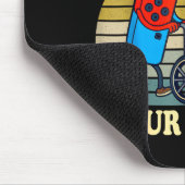 Respect Your Elders Retro Gaming Funny Gamer Contr Muismat (Hoek)