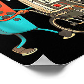 Respect Your Elders Retro Gaming Funny Gamer Contr Poster (Hoek)