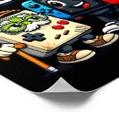 Respect Your Elders Retro Gaming Funny Gamer Contr Poster (Hoek)