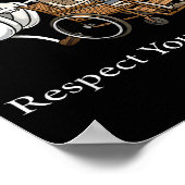 Respect Your Elders Retro Gaming Funny Gamer Contr Poster (Hoek)