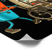 Respect Your Elders Retro Gaming Funny Gamer Contr Poster (Hoek)