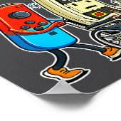 Respect Your Elders Retro Gaming Funny Gamer Contr Poster (Hoek)
