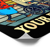 Respect Your Elders Retro Gaming Funny Gamer Contr Poster (Hoek)