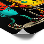 Respect Your Elders Retro Gaming Funny Gamer Contr Poster (Hoek)