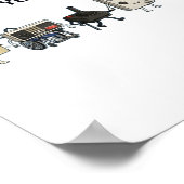 Respect Your Elders Retro Gaming Funny Gamer Contr Poster (Hoek)