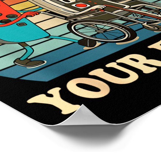 Respect Your Elders Retro Gaming Funny Gamer Contr Poster (Hoek)