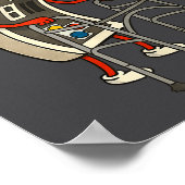 Respect Your Elders Retro Gaming Funny Gamer Contr Poster (Hoek)