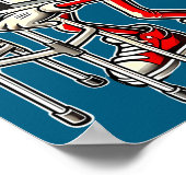 Respect Your Elders Retro Gaming Funny Gamer Contr Poster (Hoek)