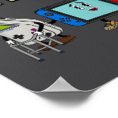 Respect Your Elders Retro Gaming Funny Gamer Contr Poster (Hoek)