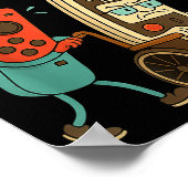 Respect Your Elders Retro Gaming Funny Gamer Contr Poster (Hoek)