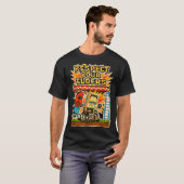 Respect Your Elders Retro Gaming Funny Gamer Contr T-shirt (Voorkant volledig)