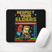 Respect Your Elders Retro Gaming Xel Gamer Control Muismat (Met muis)