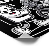 Respect Your Elders Retro Tech Camera Phone Cartoo Poster (Hoek)