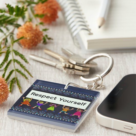 Respect Yourself Keychain (Voorkant Rechts)