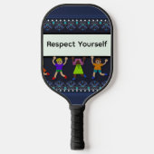Respect Yourself Pickleball Paddle (Voorkant)