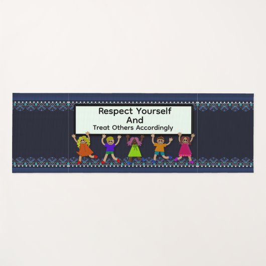 Respect Yourself Yoga Mat (Voorkant (horizontaal))
