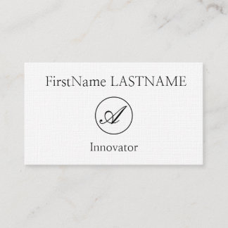 Respectabel Innovator-Visitekaartje Visitekaartje