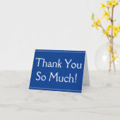 Respectabele "Dank je wel!" Kaart (Gele Bloem)