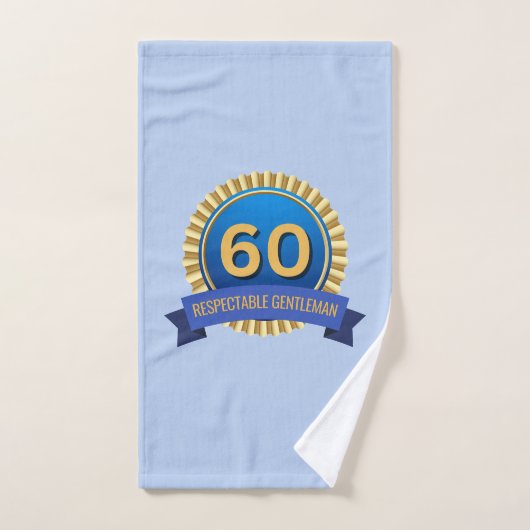 Respectabele heer - 60ste verjaardag handdoek (Handdoek)