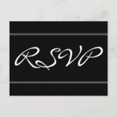 Respectable & Elegant "RSVP" Briefkaart (Voorkant)