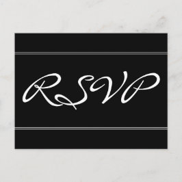 Respectable & Elegant "RSVP" Briefkaart