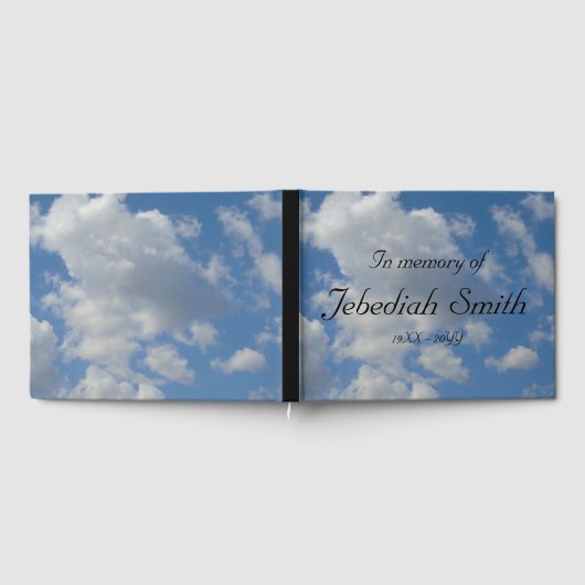 Respectable & Plain Funeral / Memorial Guestbook Gastenboek (Volledig)