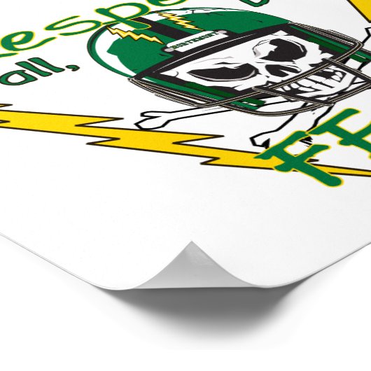 Respecteer alles, maar vrees niemand! poster (Hoek)