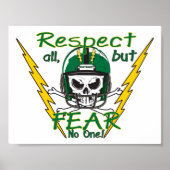 Respecteer alles, maar vrees niemand! poster (Voorkant)