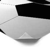 Respecteer alles, vrees geen Voetbal Poster (Hoek)