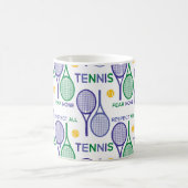 Respecteer alles, vrees niets - groen / paars koffiemok (Center)