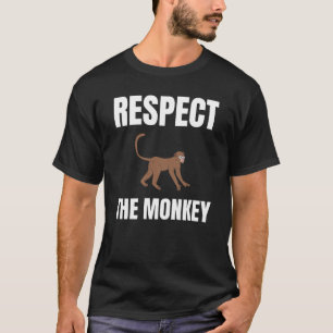 Respecteer de aap t-shirt