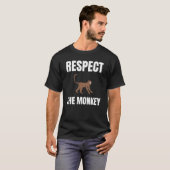 Respecteer de aap t-shirt (Voorkant volledig)