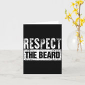 Respecteer De Baard Kaart (Gele Bloem)