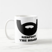 Respecteer de baard koffie mok voor mannelijke man (Links)