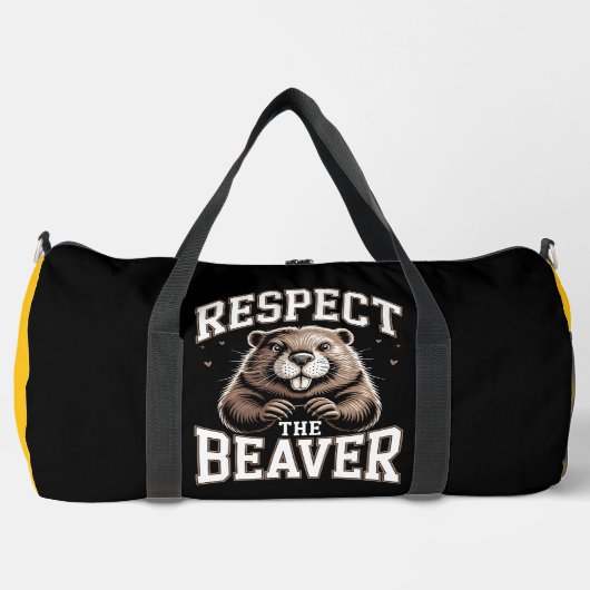 Respecteer De Bever Plunjezak (Voorkant)