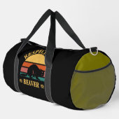 Respecteer De Bever Retro Zonsondergang Plunjezak (Rechterhoek)