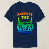 Respecteer de bietenkoolvis van de baard sparen zi t-shirt (Design voorkant)