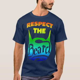 Respecteer de bietenkoolvis van de baard sparen zi t-shirt