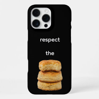 Respecteer de biscuittelefoonhoes iPhone 16 pro max hoesje