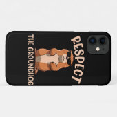 Respecteer de bosmarmot - bosmarmot dag Case-Mate iPhone case (Achterkant (horizontaal))