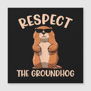 Respecteer de bosmarmot - bosmarmot Groundhog Day
