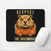 Respecteer De Bosmarmot Grappige Groundhog Day Bos Muismat (Met muis)