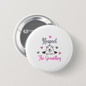 Respecteer de bosmarmot, grappige houtchuck bosmar ronde button 5,7 cm (Voorkant /achterkant)