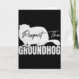 Respecteer de bosmarmot grond marmot dieren kaart