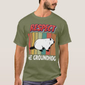 Respecteer De Bosmarmot T-shirt (Voorkant)
