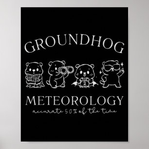 Respecteer de bosmarmotten Funny woodchuck vrouwen Poster